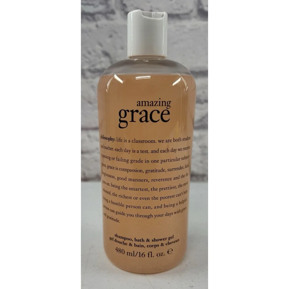 Philosophy Amazing Grace Shampoo, Bath & Shower Gel 16 oz NEW Sealed NOS